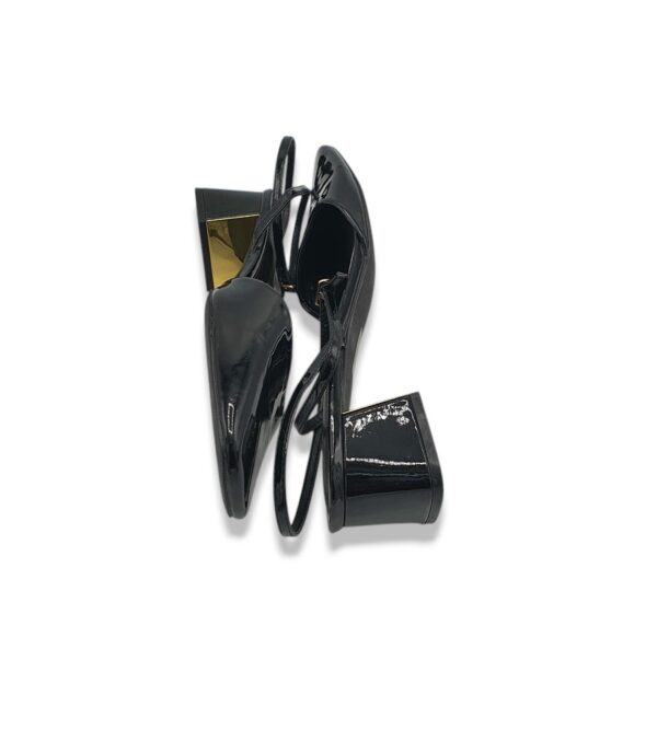 Sandale dama River Island, 37, imitatie de piele, negru - imagine 4
