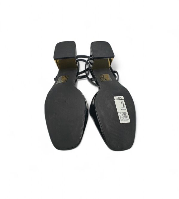 Sandale dama River Island, 37, imitatie de piele, negru - imagine 5