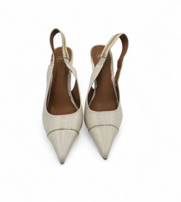 Sandale dama Rir 39, imitatie de piele, crem - imagine 3