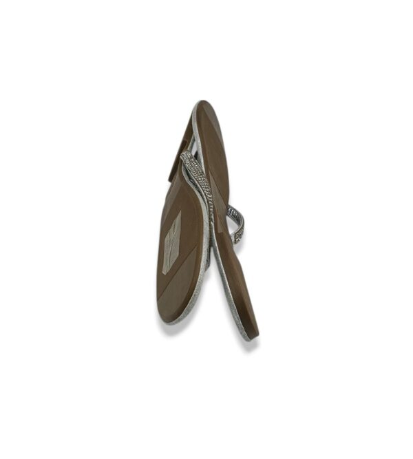 Slapi dama  Primark 39 imitatie de piele, gri - imagine 4