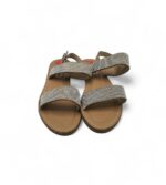 Sandale dama Steve Madden 38, imitatie de piele, gri - imagine 3