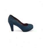 Pantofi dama 37, piele intoarsa, albastru