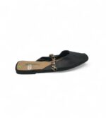 Saboti dama Primark 38, imitatie de piele, negru