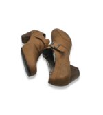 Pantofi dama Feixu 39 imitatie de piele, maro - imagine 4