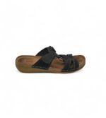 Saboti dama Easy Street 38 imitatie de piele, negru