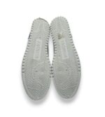 Adidasi dama Fashion 38, imitatie de piele, material textil, alb mov - imagine 4