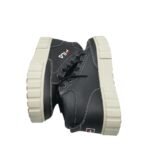 Adidasi dama Fila 40, imitatie de piele, negru - imagine 4