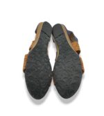 Sandale dama 38, imitatie de piele, albastru maro - imagine 5