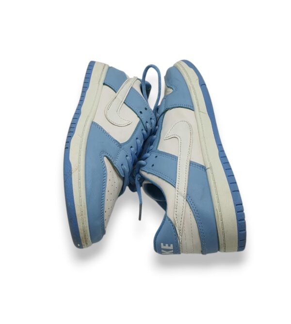 Adidasi (replica) NIke dama 39 , imitatie de piele, alb albastru - imagine 3