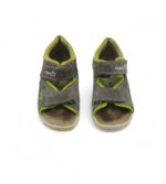 Sandale copii Superfit 26, piele intoarsa, gri - imagine 3