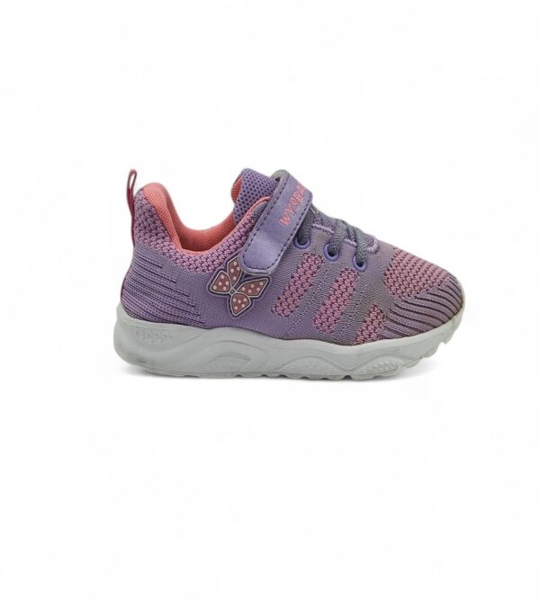 Adidasi copii Wysbaoshu 31, imitatie de piele, mov roz - imagine 1
