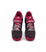Adidasi copii Babolat 32 imitatie de piele , material textil, negru roz - imagine 3