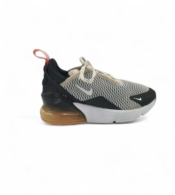 Adidasi copii Nike 32, material textil, negru alb - imagine 1