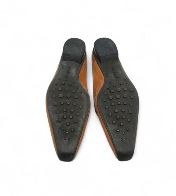 Saboti dama Paul Green 39, piele, maro - imagine 5
