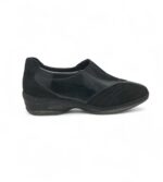Pantofi dama Ara 40, material textil, piele, negru