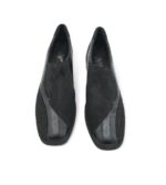 Pantofi dama Ara 40, material textil, piele, negru - imagine 3