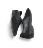 Pantofi dama Ara 40, material textil, piele, negru - imagine 4