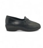 Mocasini dama 41, imitatie de piele, negru