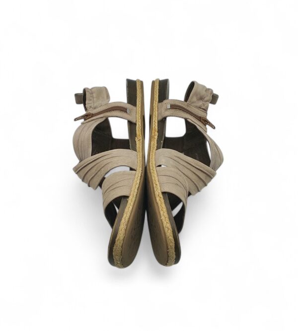 Sandale dama Caprice 42, piele,  crem - imagine 4