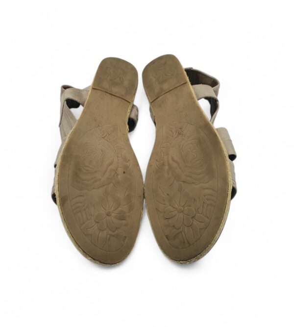 Sandale dama Caprice 42, piele,  crem - imagine 5