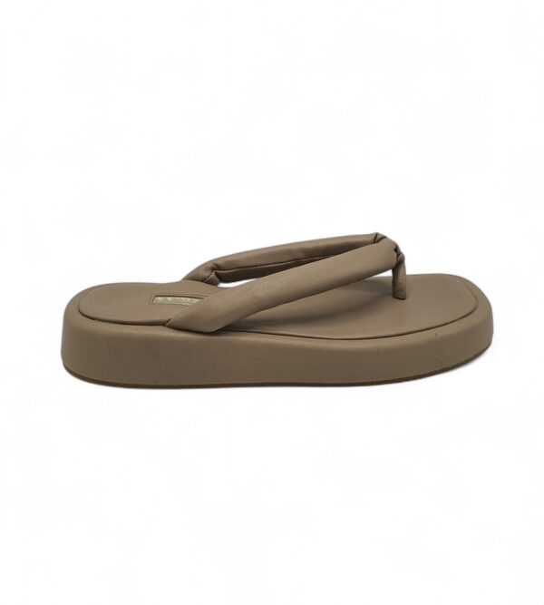 Saboti dama Primark 39 imitatie de piele, bej - imagine 1