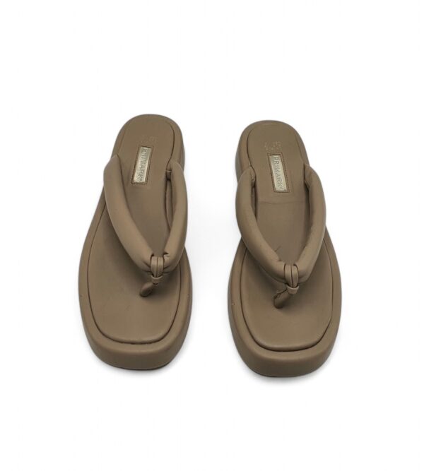 Saboti dama Primark 39 imitatie de piele, bej - imagine 3