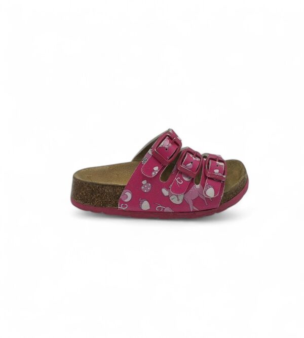 Saboti copii Superfit 28 imitatie de piele, roz - imagine 1