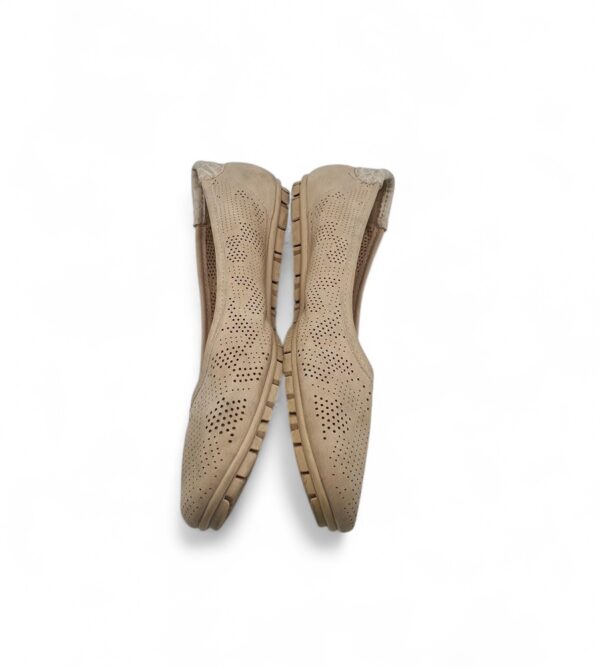 Balerini dama Dockers 39 imitatie de piele, crem - imagine 4
