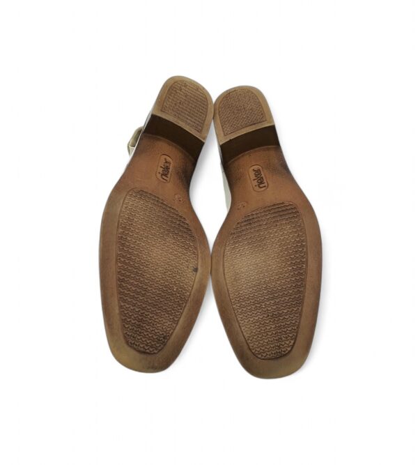 Sandale dama Rieker  42 piele, alb - imagine 5