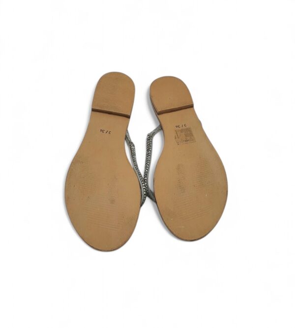 Slapi dama Debenhams 36, piele, gri - imagine 5