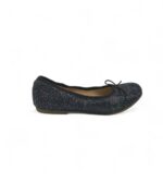Balerini copii John Lewis 34, imitatie de piele, negru gri