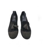 Mocasini dama Misu 38, piele intoarsa , negru - imagine 3