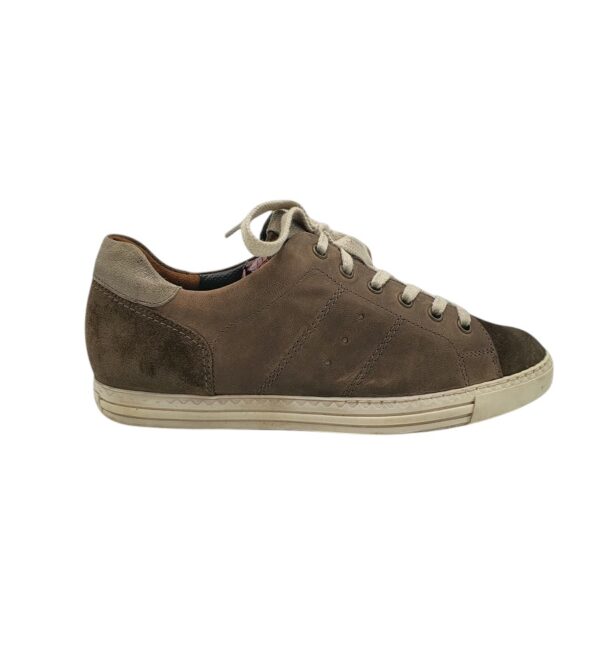 Tenisi barbati Paul Green 40 piele, piele intoarsa , maro - imagine 1