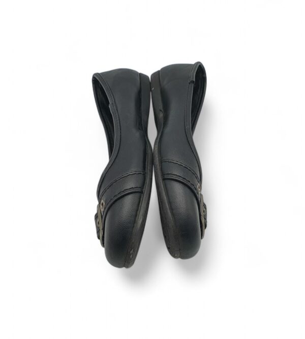 Balerini dama  38, imitatie de piele, negru - imagine 4