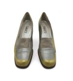 Pantofi dama Gabor 41 piele, auriu gri - imagine 3