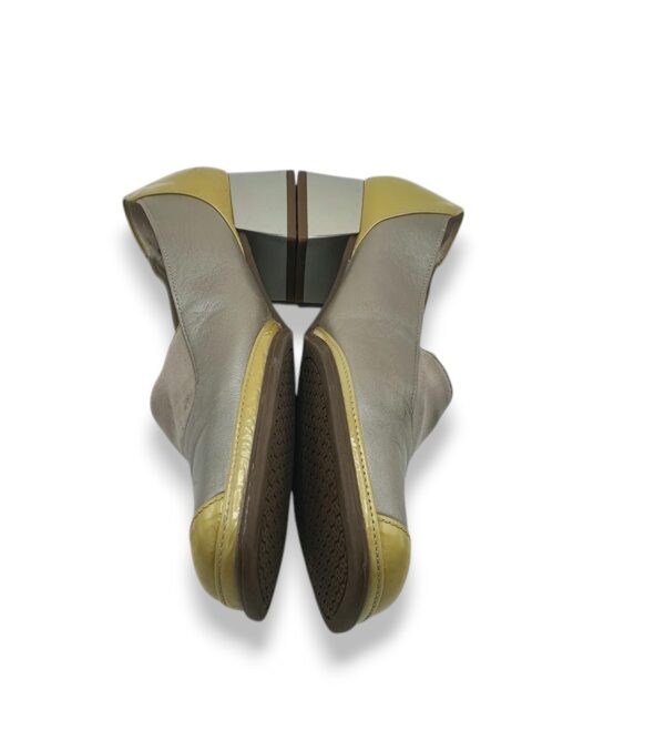 Pantofi dama Gabor 41 piele, auriu gri - imagine 4