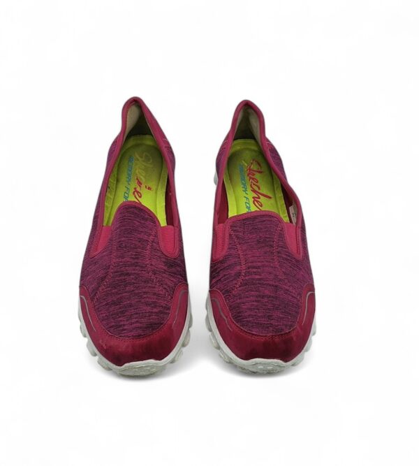 Espadrile dama Skechers 38 material textil, roz - imagine 3