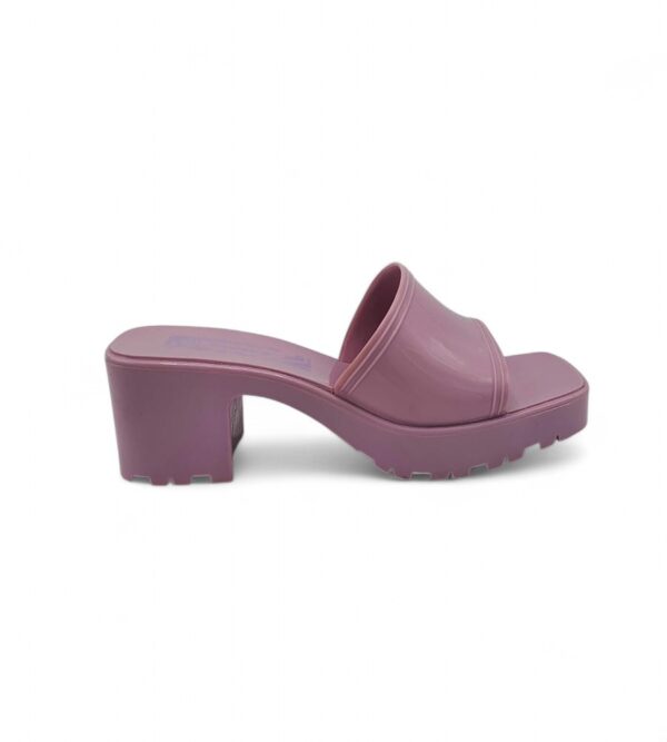 Saboti dama Bershka 36 alte materiale, mov - imagine 1