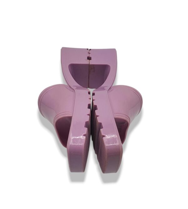 Saboti dama Bershka 36 alte materiale, mov - imagine 4