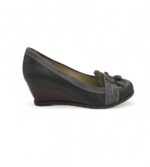 Pantofi dama Clarks 37 piele, negru gri