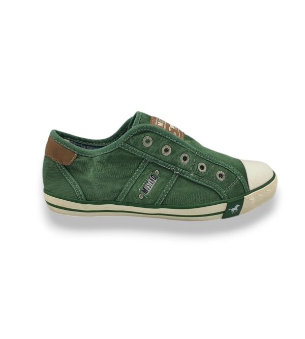 Tenisi dama Mustang 39, material textil, verde - imagine 1