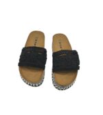 Saboti dama Taxi 36 material textil, negru - imagine 3