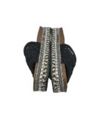 Saboti dama Taxi 36 material textil, negru - imagine 4