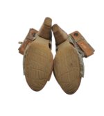 Botine dama de vara Tamaris 37, material textil, maro gri - imagine 5