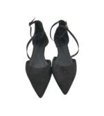 Sandale dama Asos 42 material textil, negru - imagine 3