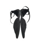 Sandale dama Asos 42 material textil, negru - imagine 4