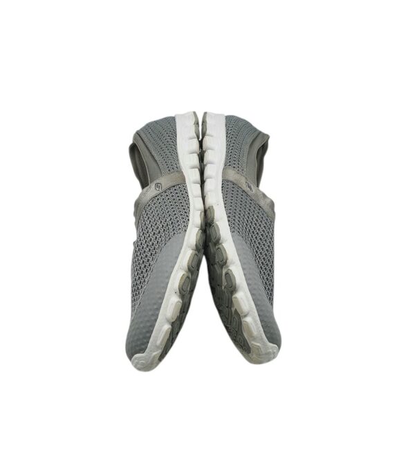 Espadrile dama Skechers 38, material textil, gri - imagine 3
