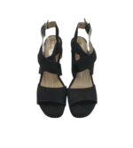Sandale dama Primark 37, material textil, negru - imagine 5