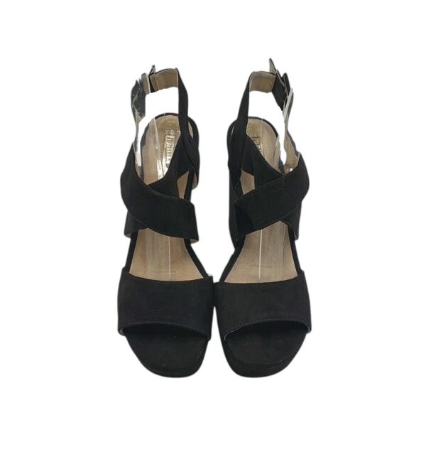 Sandale dama Primark 37, material textil, negru - imagine 5
