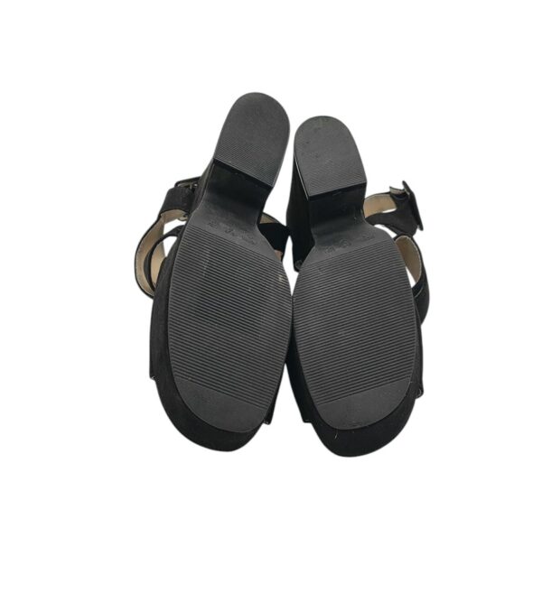 Sandale dama Primark 37, material textil, negru - imagine 4